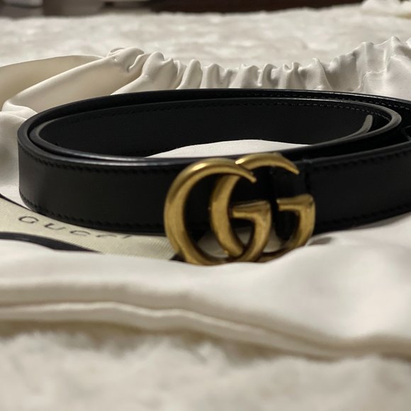 A Double G Belt Gucci